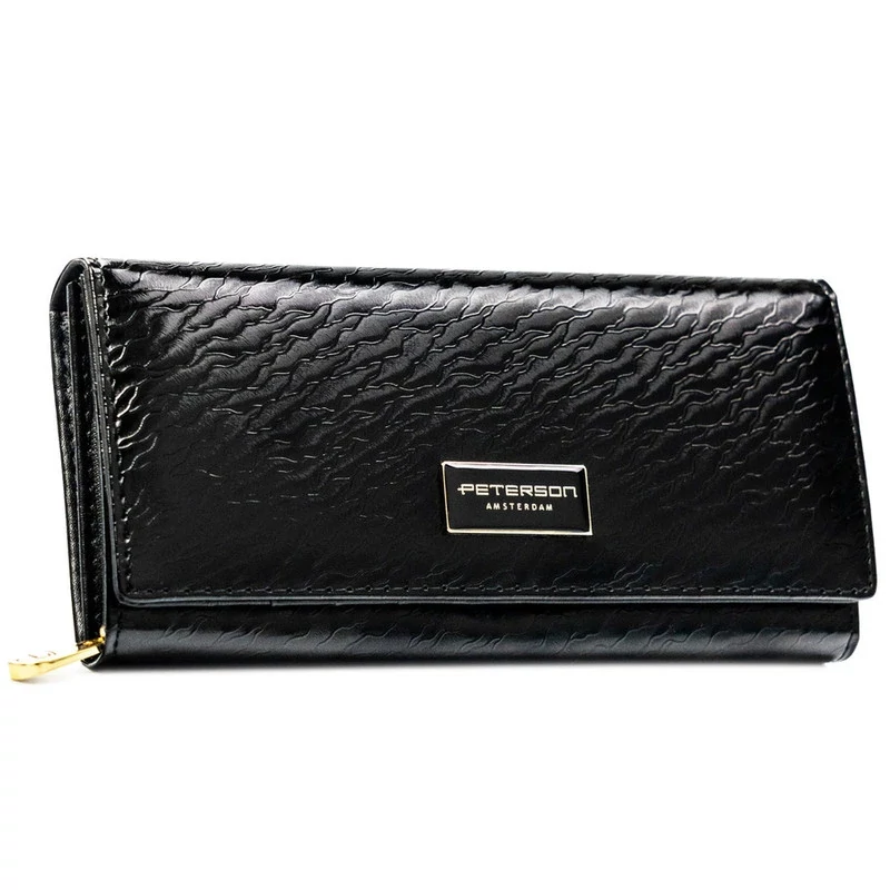 Peterson Női Pénztárca Ptn Px20-Cnf-5280 Black - Fekete