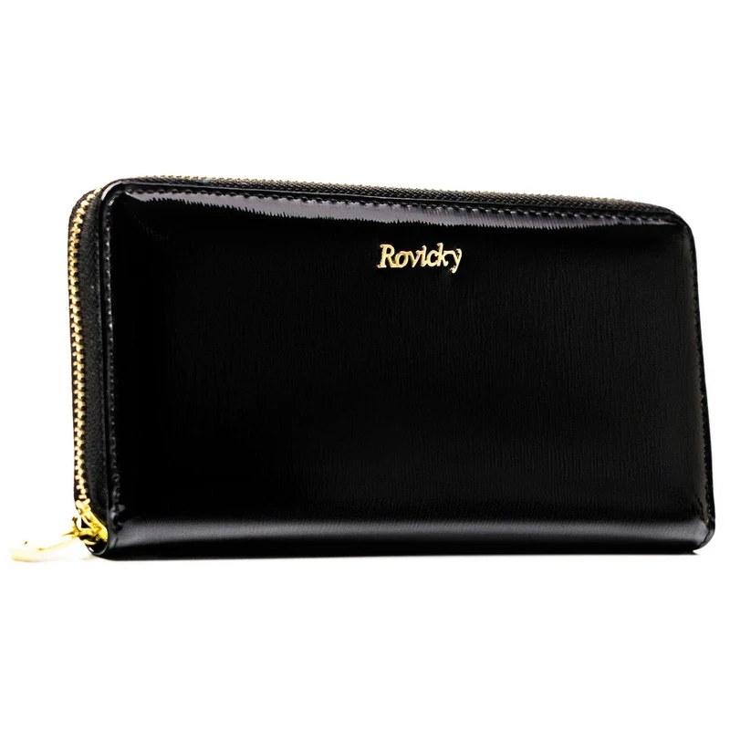 Rovicky Női Bőr Pénztárca  Rh-25-1-Sh-R-5234 Black - Fekete