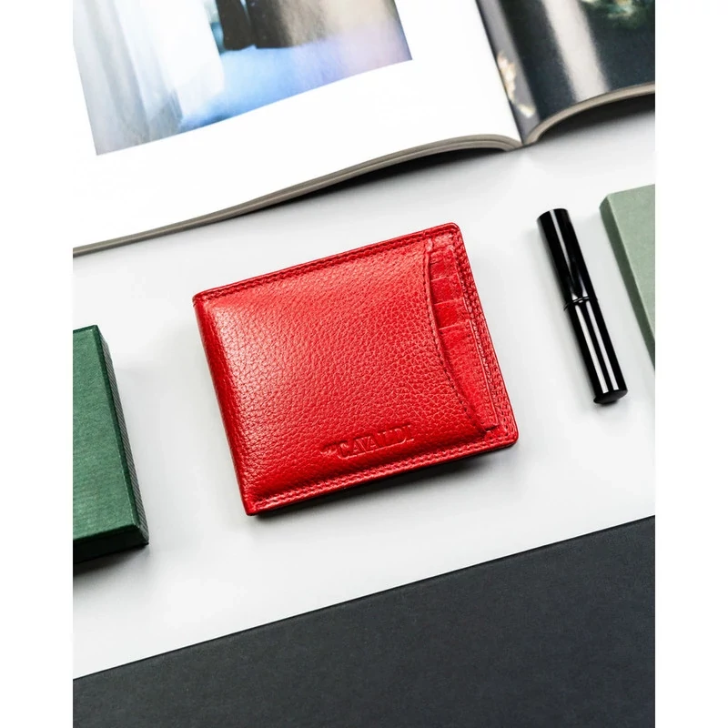 Cavaldi Bőr Kártyatartó Cw1012-Ndm-0858 Red