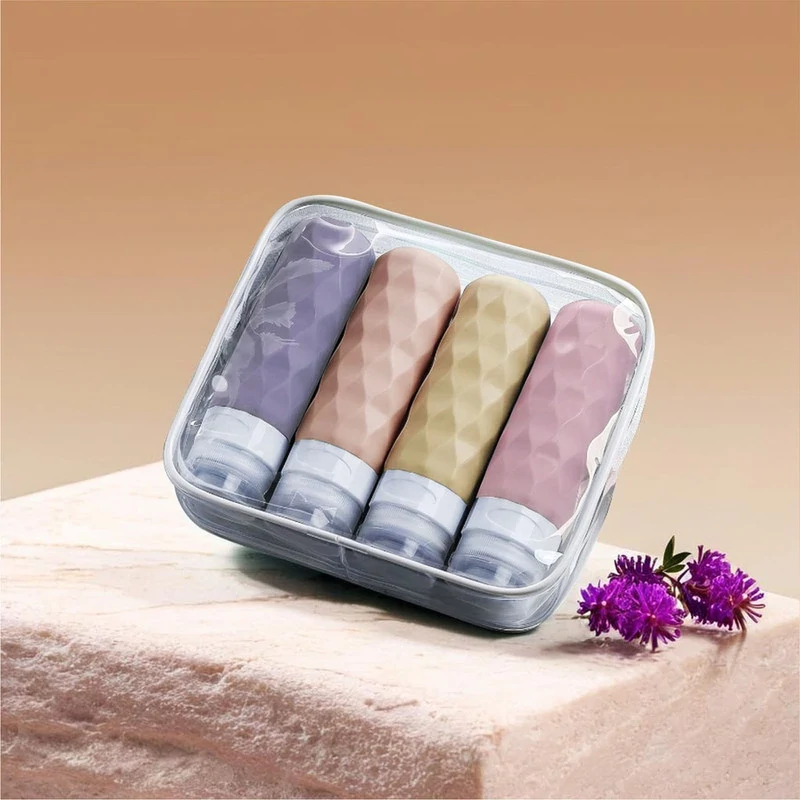 Utazó Kozmetikai Tubus Szett 90 Ml Sbp-90-Set4-0443 Brown