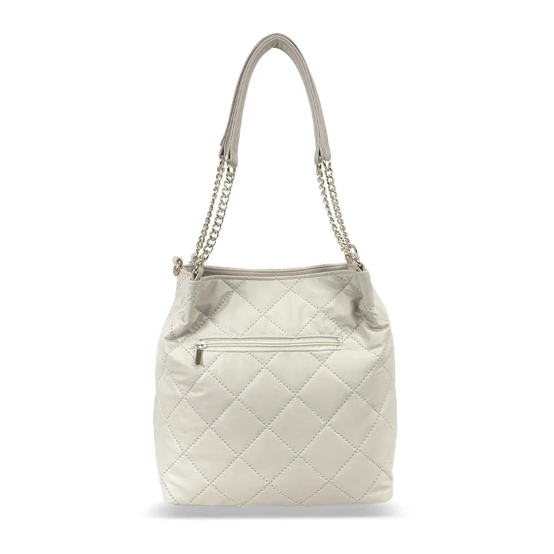 Zellia Női Válltáska 25025 Beige Matt - Steppelt -