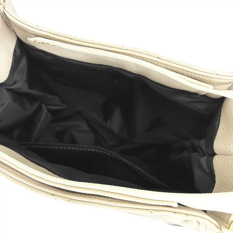 Zellia Női Válltáska 25025 Beige Matt - Steppelt -