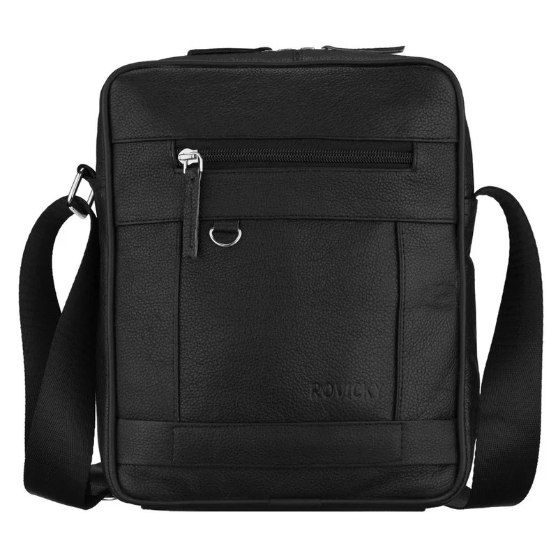 Rovicky Férfi Bőr Oldaltáska R-3013-Clb-1814 Black