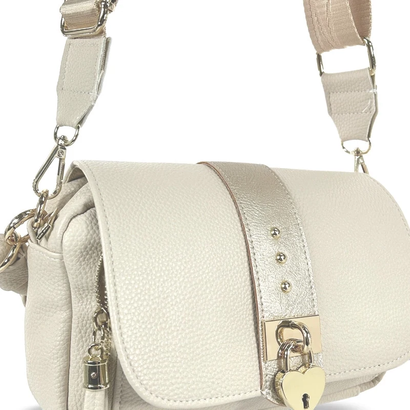 Zellia Női Oldaltáska 25131 Beige-Arany