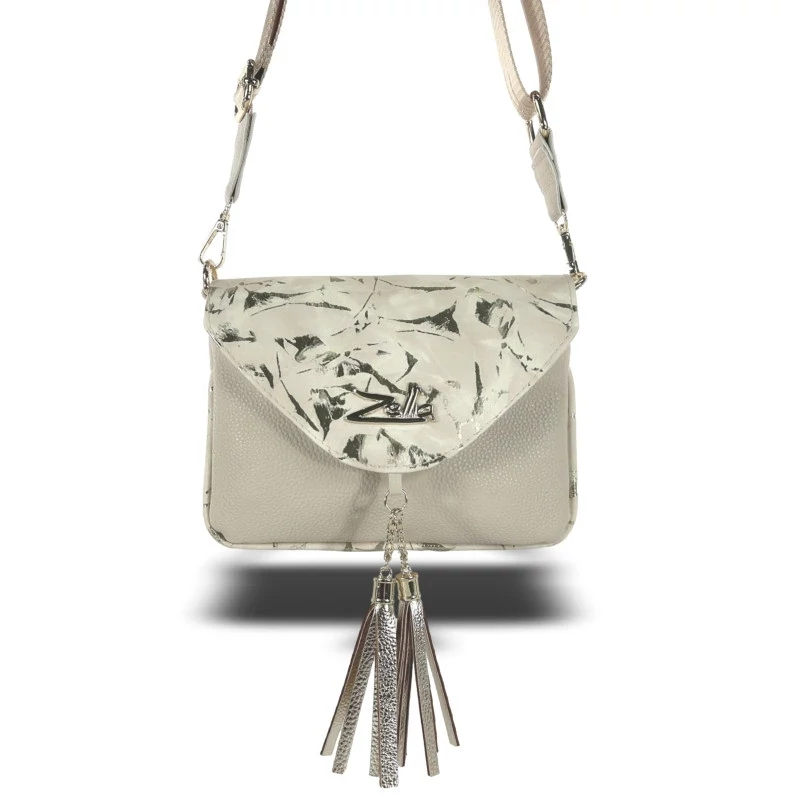 Zellia Női Oldaltáska 24104 Beige-Arany - Leaf -