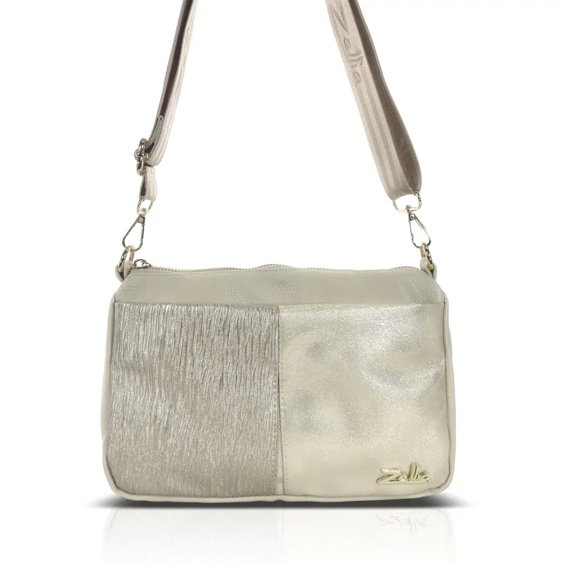 Zellia Női Oldaltáska Zlb336 Beige-Arany - Groove -