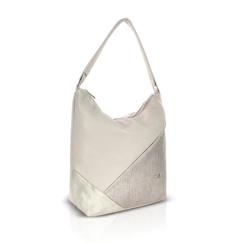 Zellia Női Válltáska Zlb332 Beige-Arany - Groove-Glass -