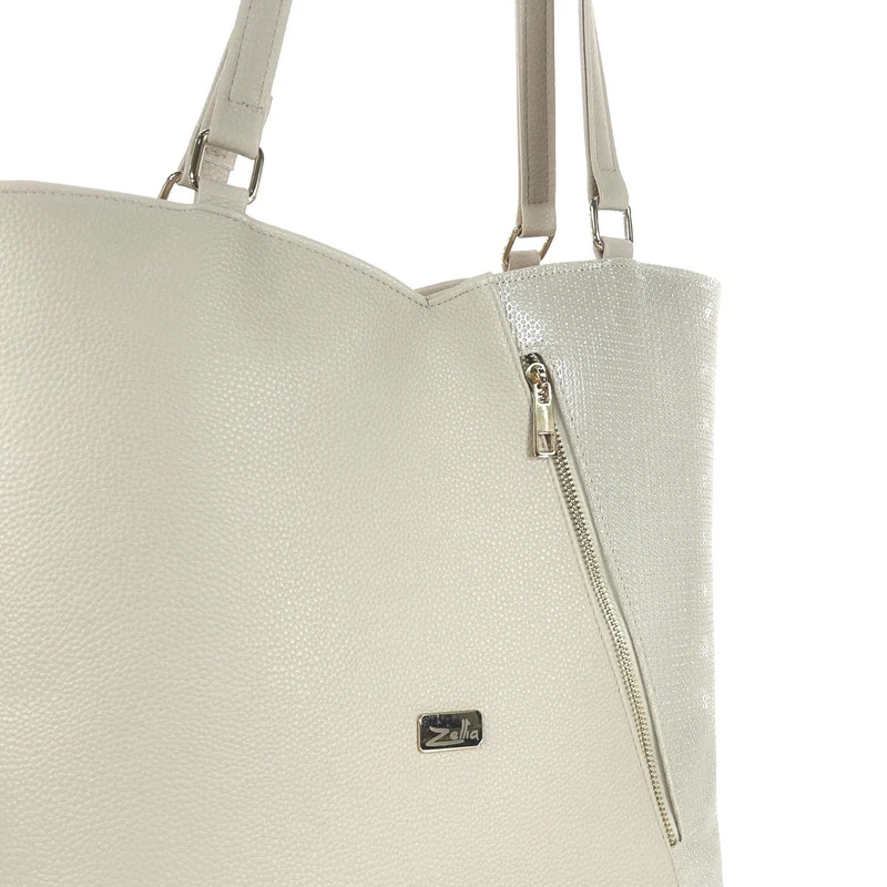 Zellia Női Válltáska Zvn26001 Beige-Arany - Csillámos -