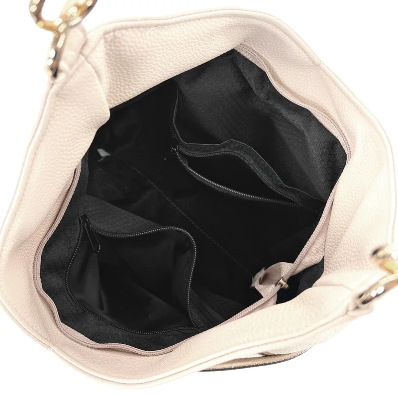 Zellia Női Válltáska Zlb466 Beige-Arany