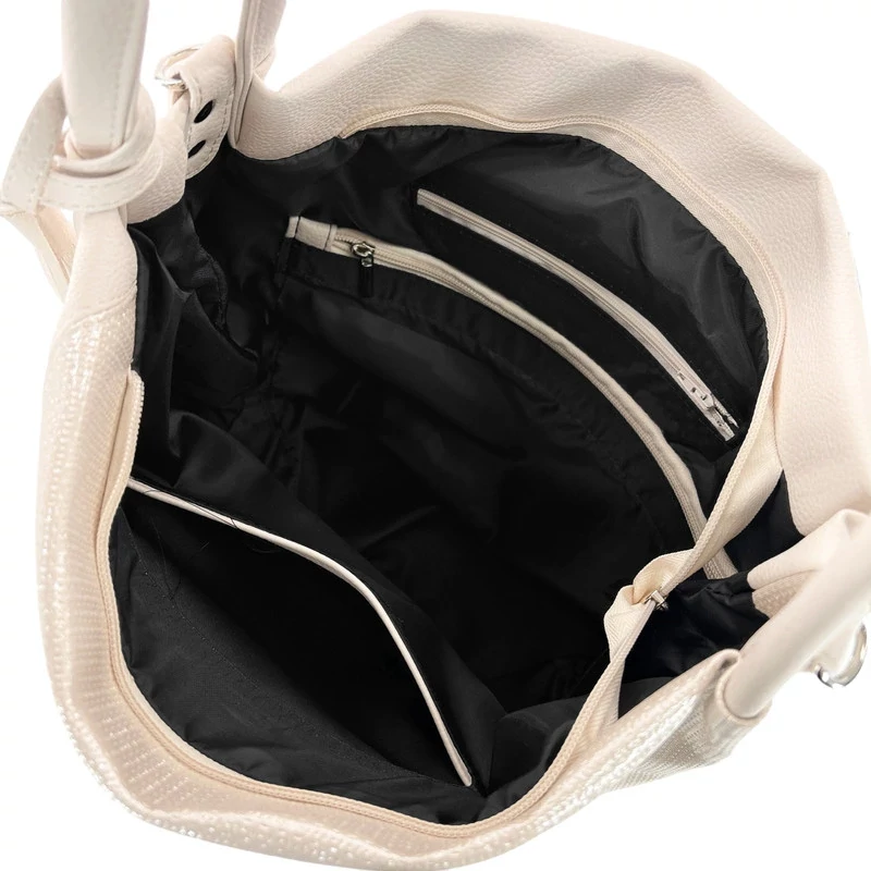 Zellia Női Válltáska Td22018 Beige-Arany - Csillámos -