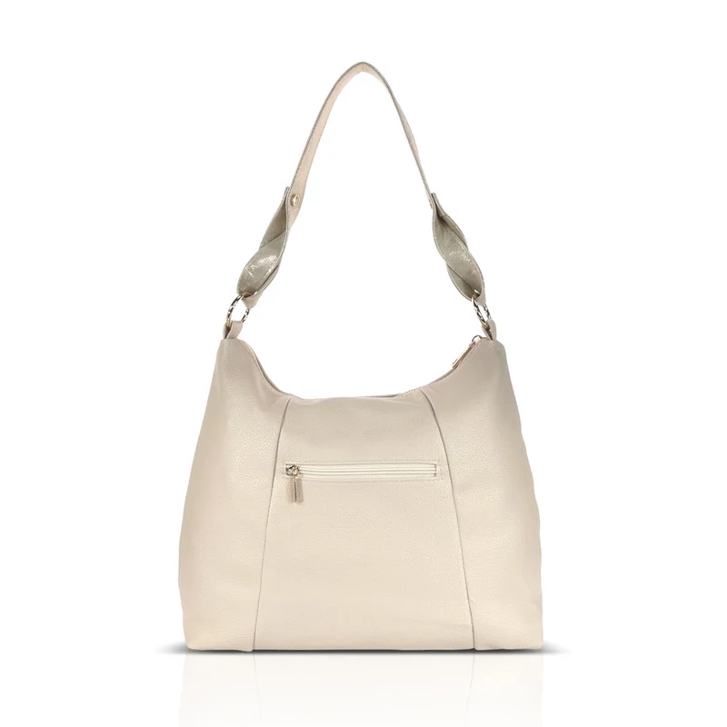Zellia Női Válltáska 25079 Beige-Arany - Glass -