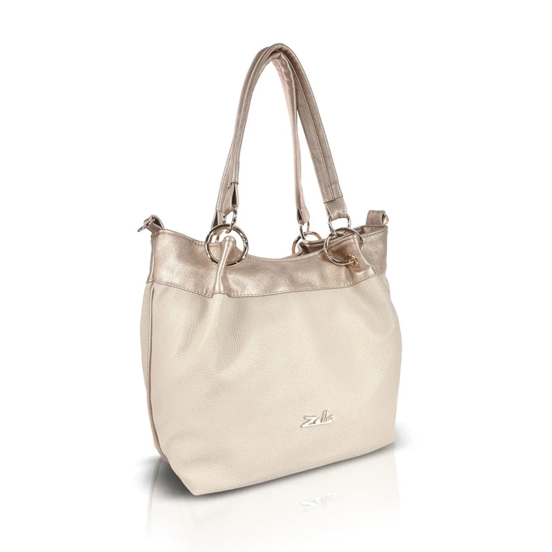 Zellia Női Válltáska Zlb475 Beige-Arany - Brw -