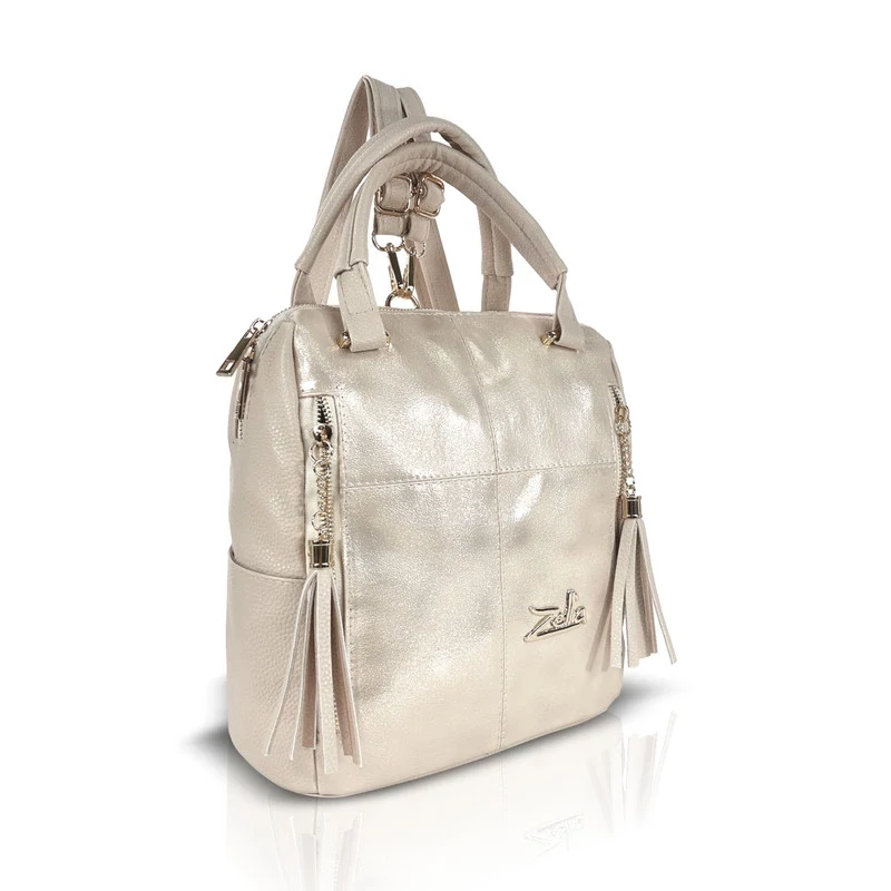 Zellia Női Hátizsák 25180 Beige-Arany - Diamond-Glass -