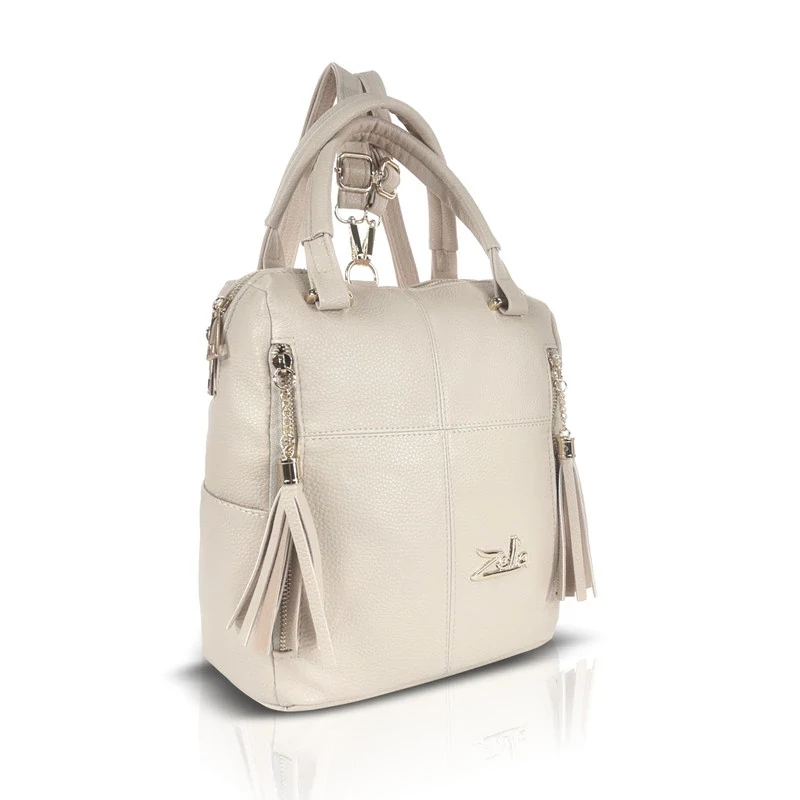 Zellia Női Hátizsák 25180 Beige - Arany K.