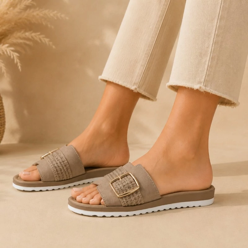 BLY Gipsy Fibbia papucs
