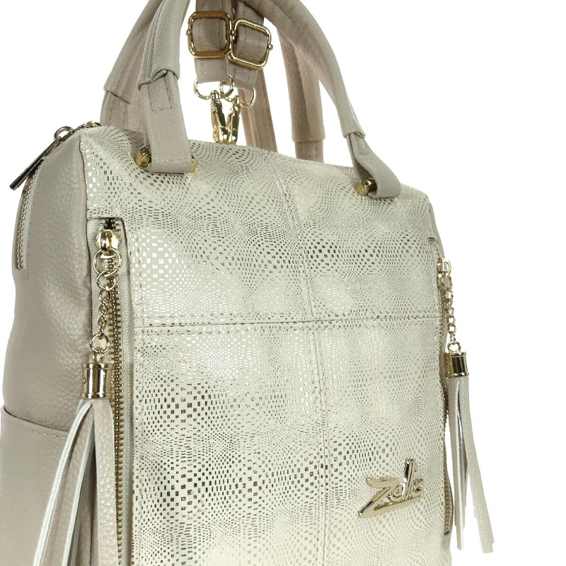 Zellia Női Hátizsák 25180 Beige-Arany - Awi -