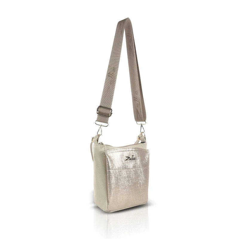 Zellia Női Oldaltáska Zlb361 Beige-Rosegold - Ch -