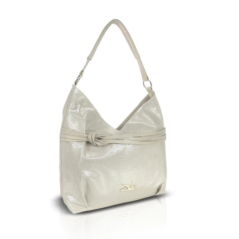 Zelia Női Válltáska 26017 Beige-Arany - Csillámos -