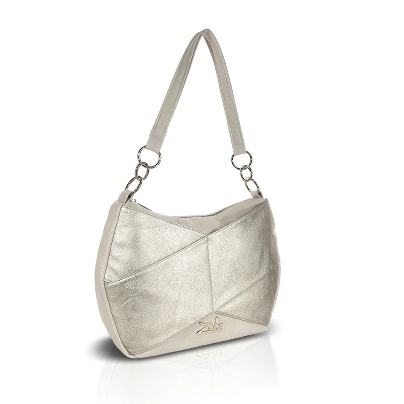 Zellia Női Válltáska 25199 Beige-Arany - Brw -