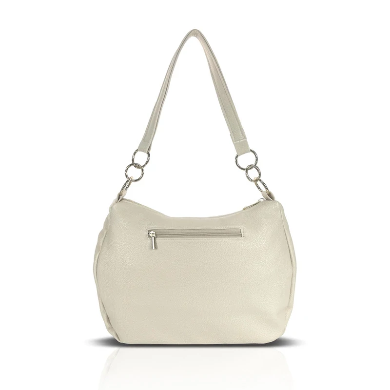 Zellia Női Válltáska 25199 Beige-Arany - Brw -