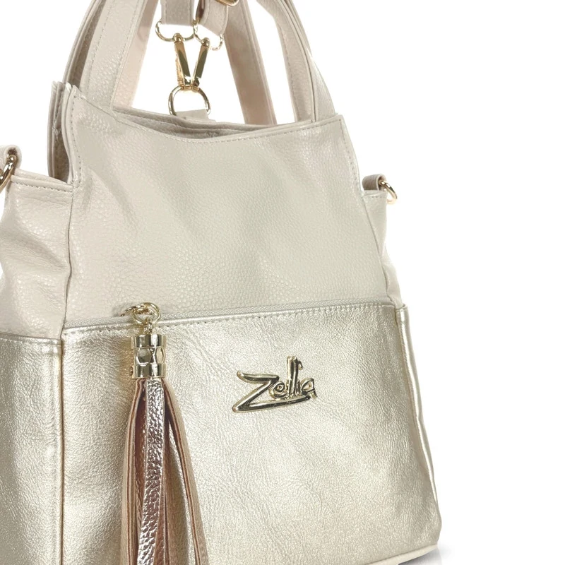 Zellia Női Hátizsák 24131 Beige-Arany - Brw -