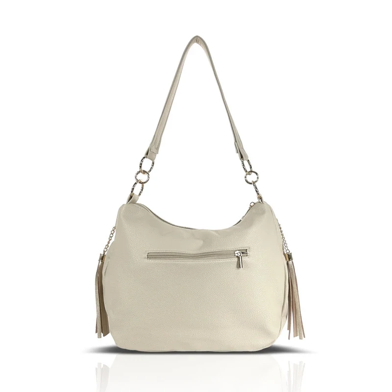 Zellia Női Válltáska 26058 Beige-Arany