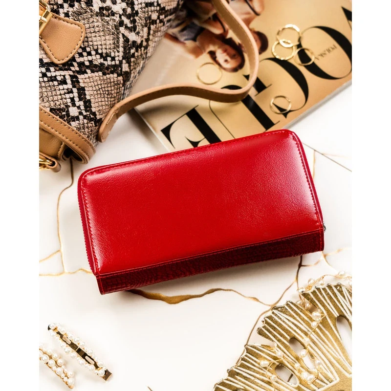 Peterson Női Bőr Pénztárca Ptn 76116-Rs-3597 Red - Piros