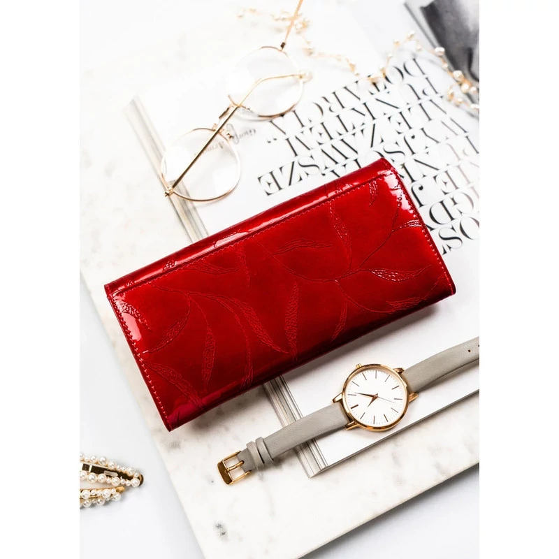 Peterson Női Bőr Pénztárca Ptn 72401-Lpc-2169 Red