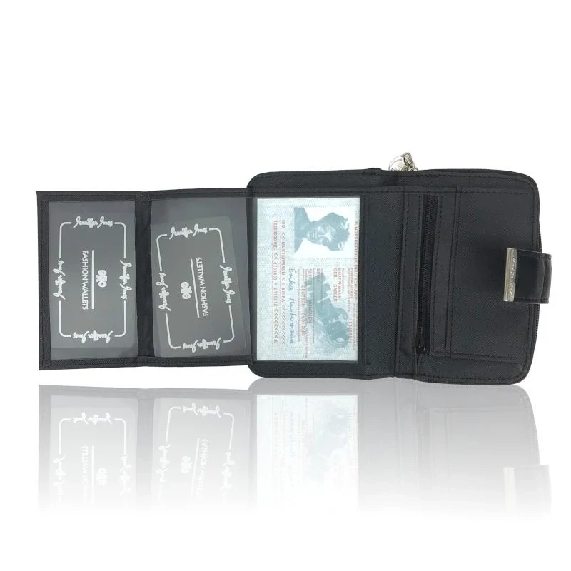 Jennifer Jones Női Pénztárca 1104-7 Fekete - Kicsi Méret