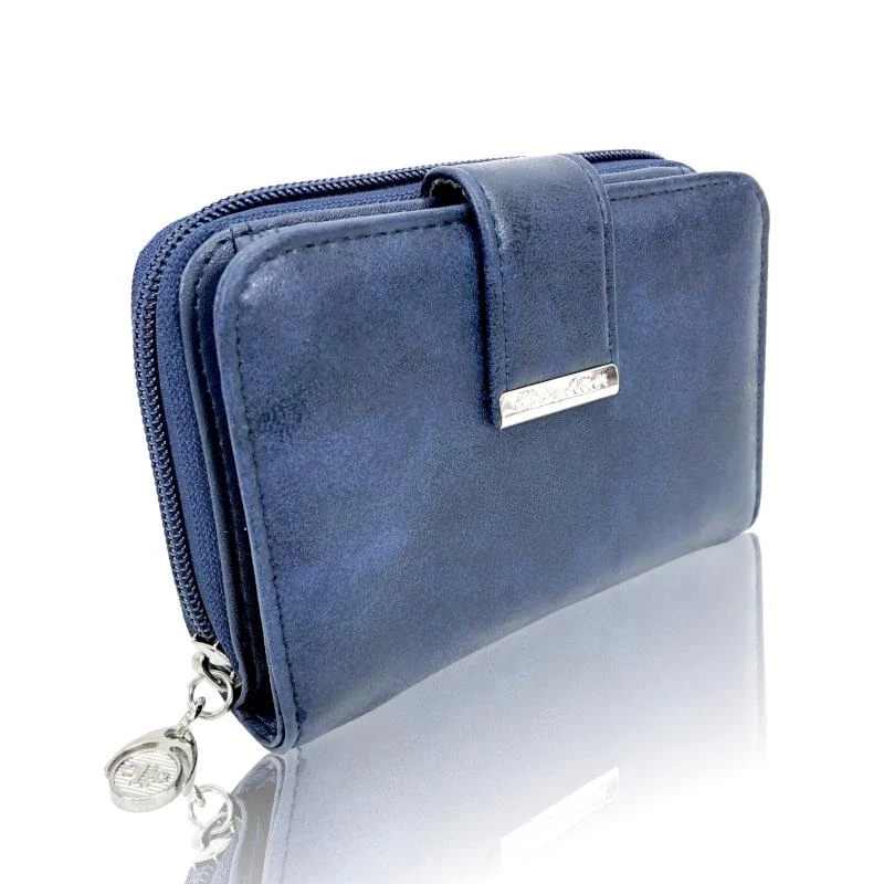 Jennifer Jones Női Pénztárca 1104-7 Sötét Kék - Kicsi Méret
