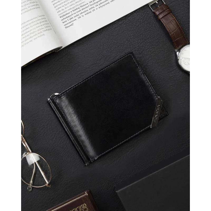 Férfi Bőr Pénztárca N1908-Rvtm-Gn-9843