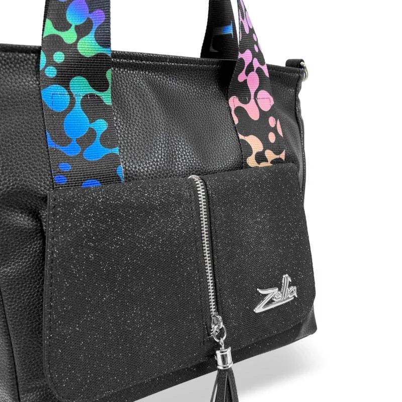 Zellia Női Válltáska 24067 - Next C. Bubbles - Fekete - Diamond