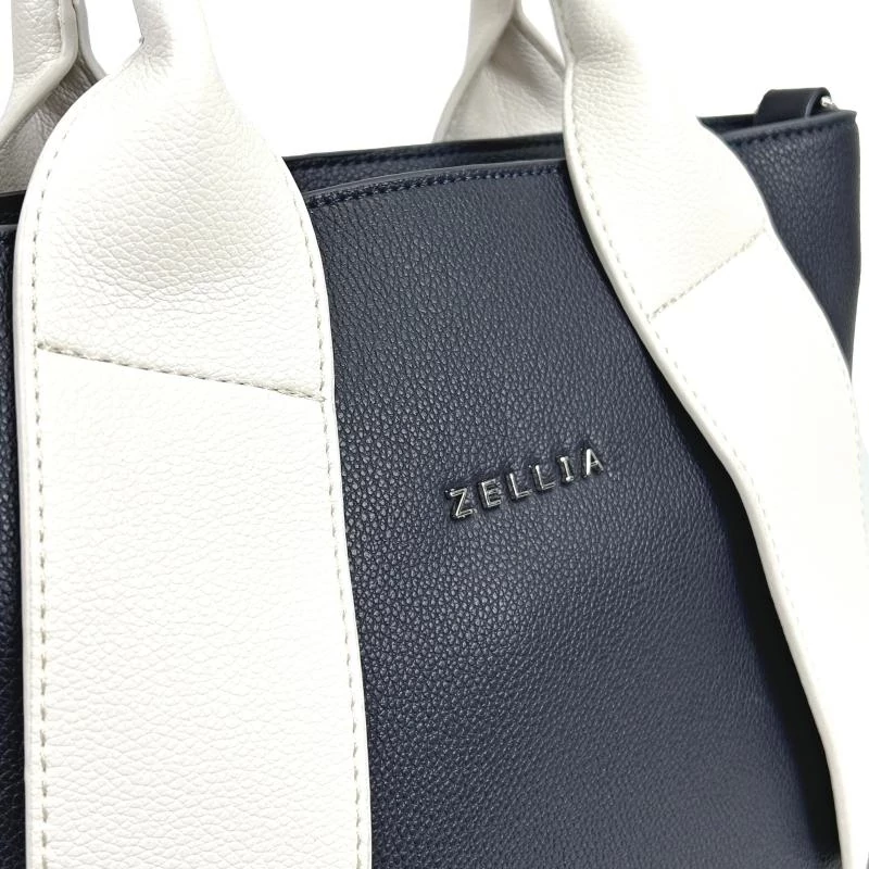 Zellia Női Kézitáska H728 Sötét Kék-Beige