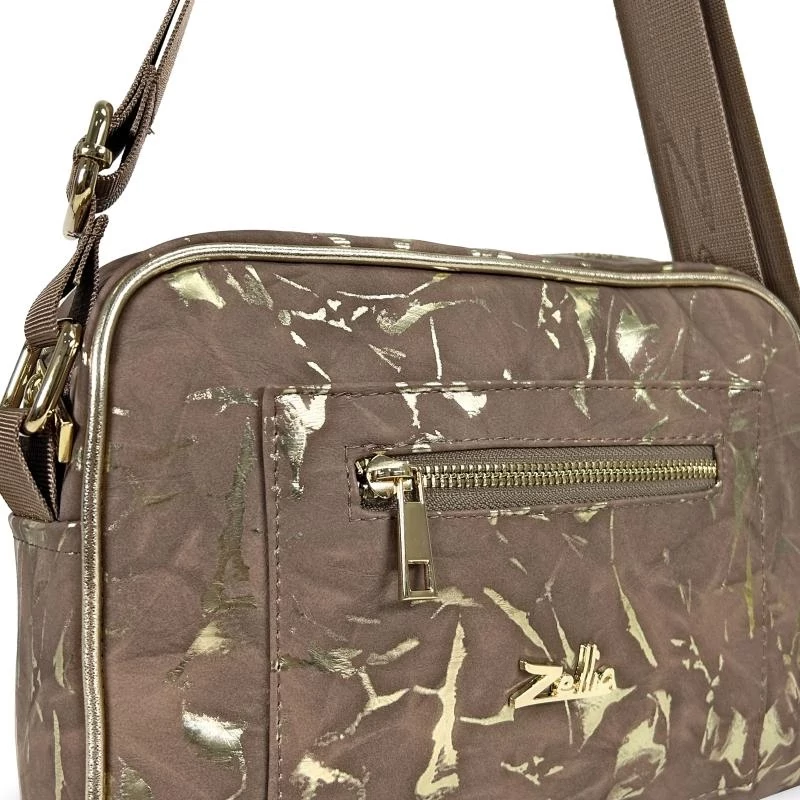 Zellia Női Oldaltáska Zlb303 Taupe - Leaf -
