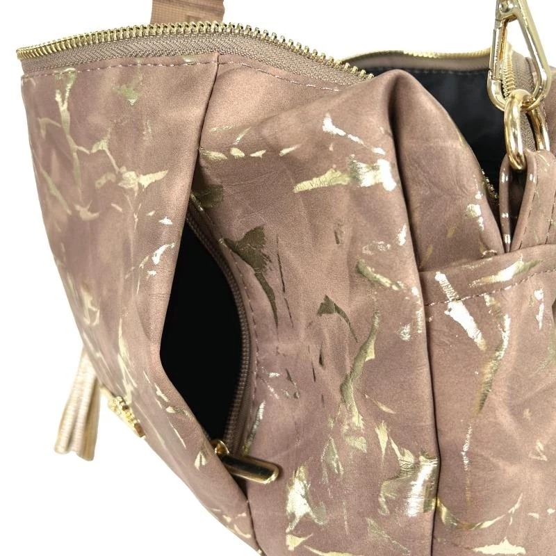Zellia Női Oldaltáska Zlb210 Taupe - Leaf -