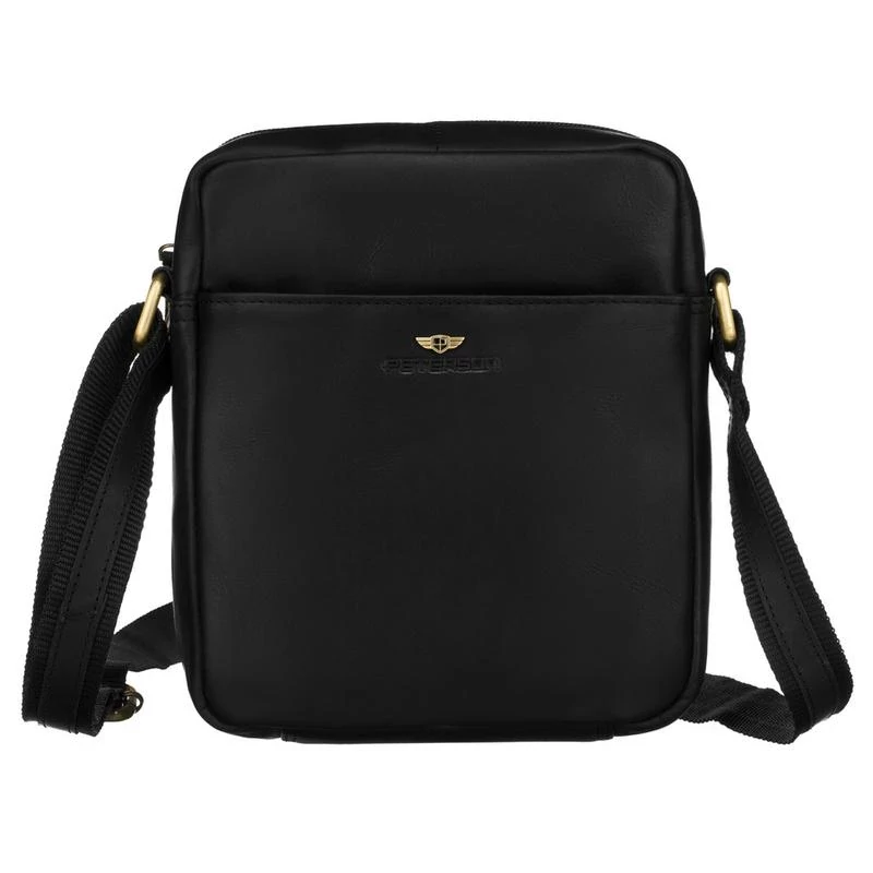 Peterson Férfi Bőr Oldaltáska   PTN   720E-OPU-6873   Black  - Fekete