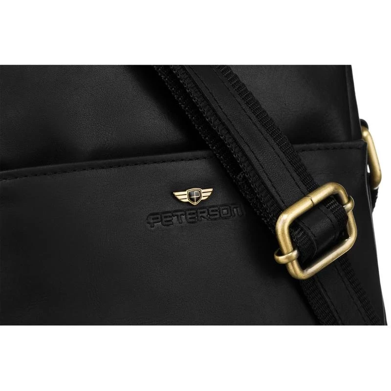 Peterson Férfi Bőr Oldaltáska   PTN   720E-OPU-6873   Black  - Fekete