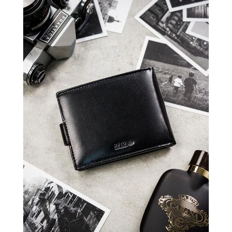 Peterson Férfi Bőr Pénztárca Ptn N992L-Ngv-9509 Black