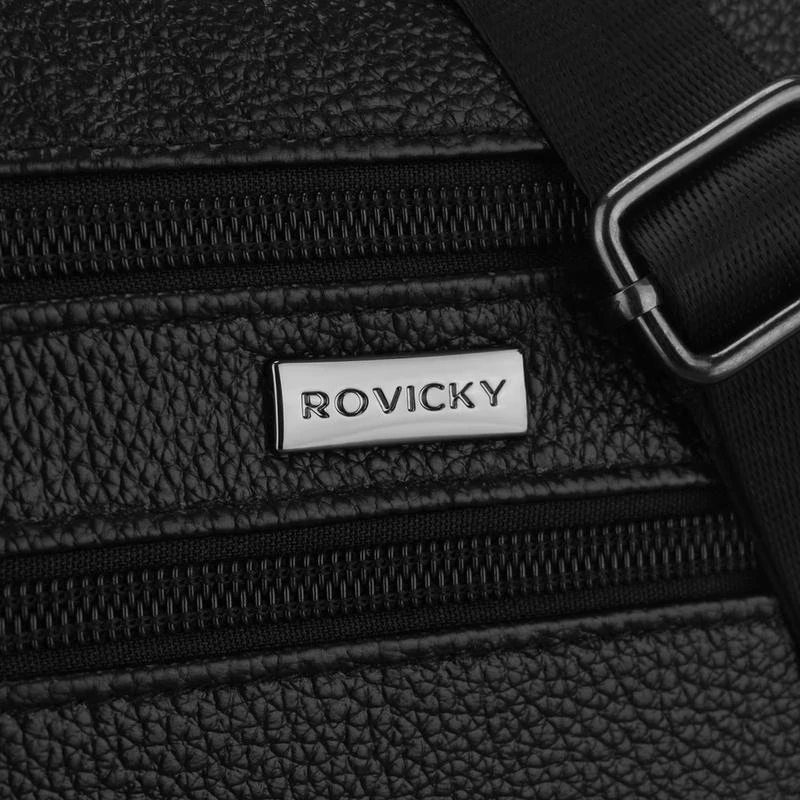 Rovicky Férfi Bőr Oldaltáska R-13222-1938 Black