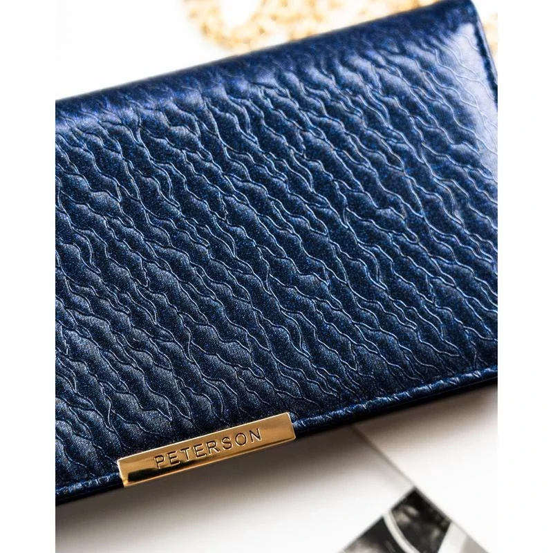 Peterson Női Pénztárca Ptn 005-Nf8-2738 Navy - Sötét Kék