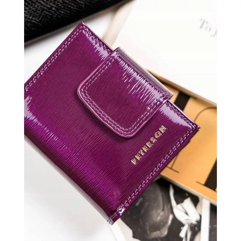 Peterson Női Bőr Pénztárca Ptn 42329-Sh-7532 Purple