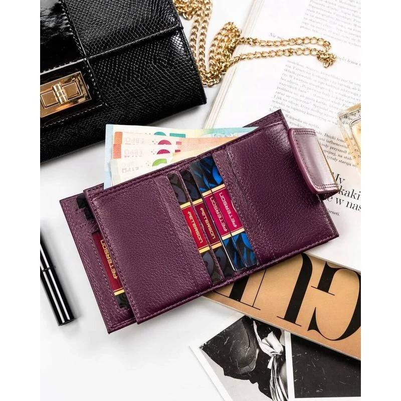 Peterson Női Bőr Pénztárca Ptn 42329-Sh-7532 Purple