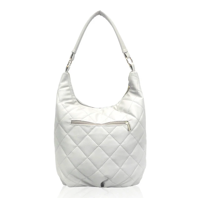 Zellia Női Válltáska 21040 Beige-Arany - Steppelt -