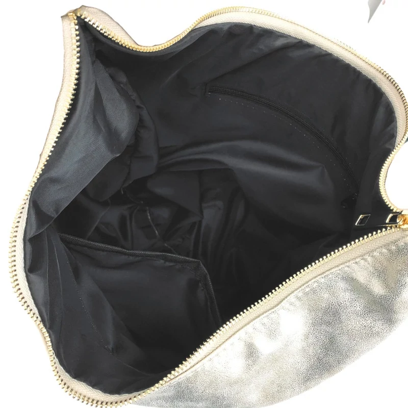 Zellia Női Válltáska 21040 Beige-Arany - Steppelt -