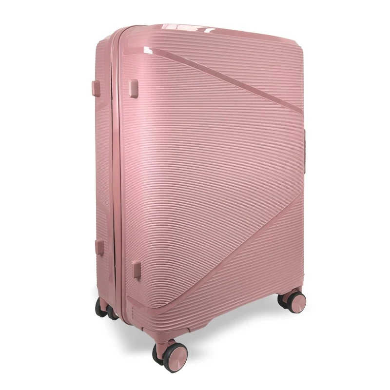 Zellia Polipropilén Bőrönd Ppb088 - Rosegold L Méret - 75 X 50 X 30 Cm