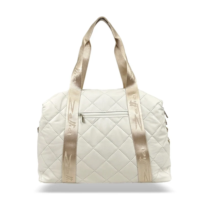 Zellia Női Sporttáska 24128 Beige Matt - Steppelt -