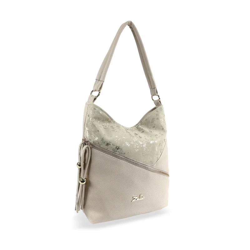 Zellia Női Válltáska ZLB400 Beige - D3 -