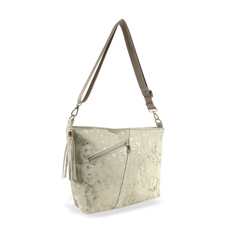 Zellia Női Oldaltáska ZLB396 Beige - D3 -