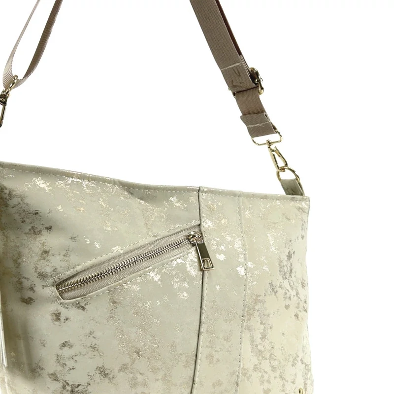 Zellia Női Oldaltáska ZLB396 Beige - D3 -