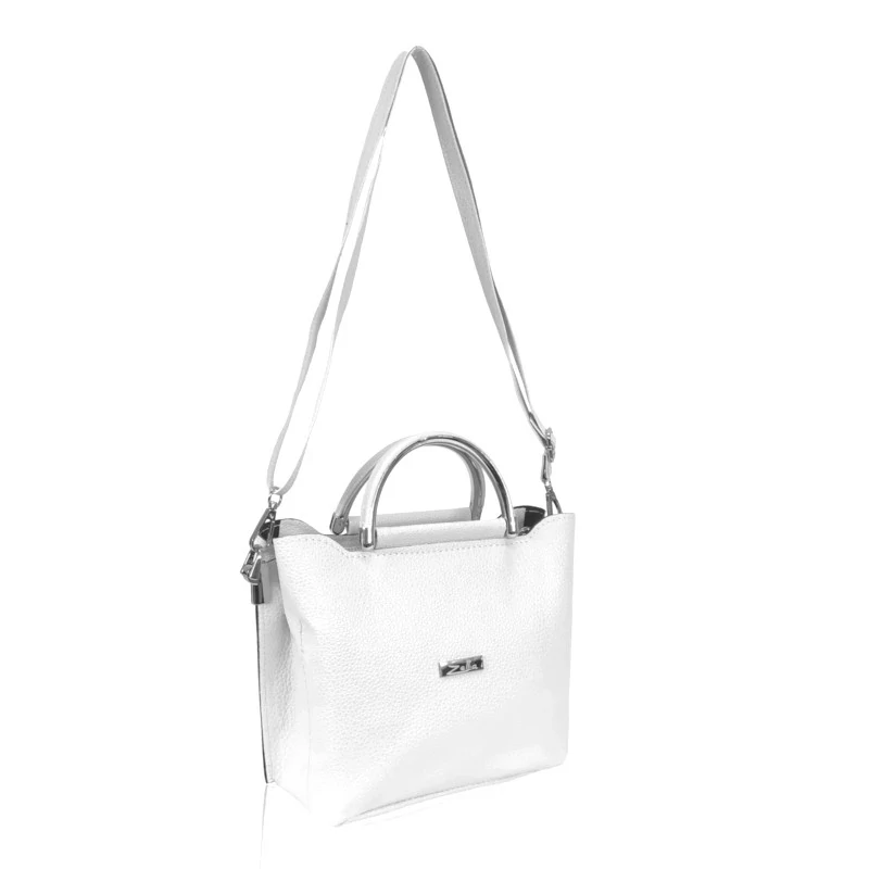 Zellia Női Kézistáska Zvn23012 Fehér Lakk - P - Kicsi Méret -